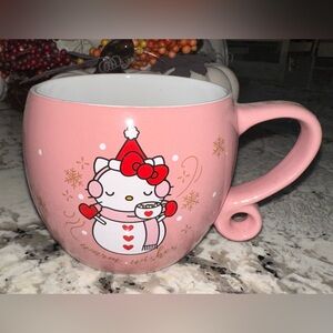 Sanrio Hello Kitty Christmas 2023 Winter Warm Wishes Pink Mug